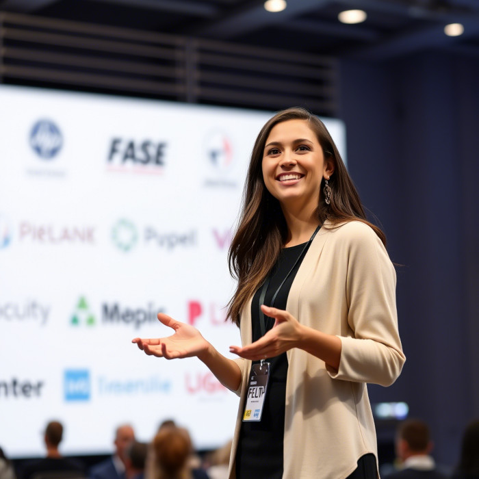 asesora en conferencia